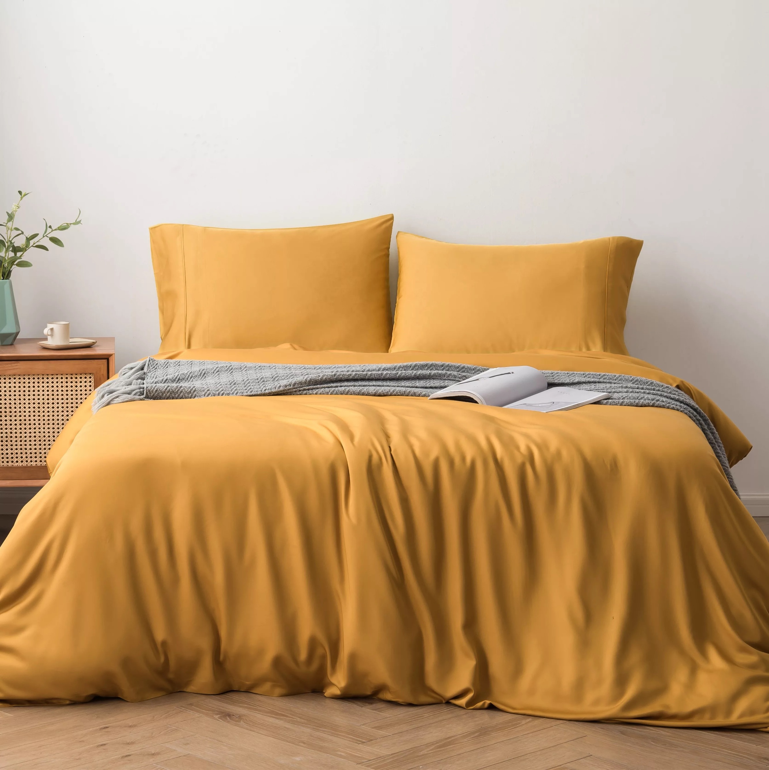 ست خواب خردلی ۱۰۰٪ بامبو